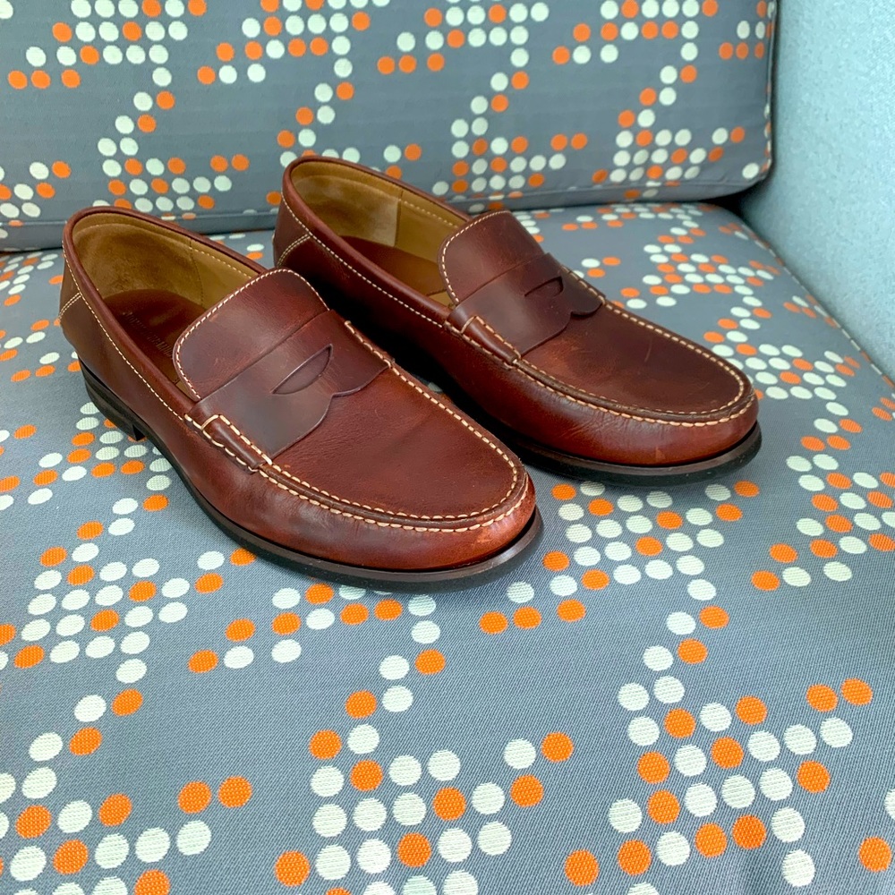 Johnston and Murphy Bolton Penny loafer, dark brown! Mens Size 12